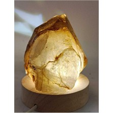 Gemsartdeco Dumanlı Kuvars Doğaltaş Radyasyonsavar Derin Uyku Lambası