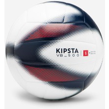 Hobiurun Voleybol Topu - Gri/Mavi/Kırmızı - V500