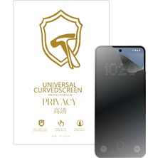 Microcase Nothing Phone 3A ile Uyumlu Privacy Gizlilik Filtreli Hayalet Nano Ekran KORUYUCU-EKM110