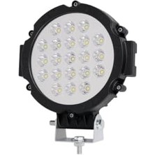 Misda Store 21 Ledli 63W Off Road LED Sis Farı Su Geçirmez 12V 24V Yuvarlak Çalışma Lambası