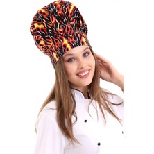 Mantar Kep - 3107 Alev Desenli