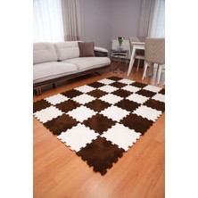 Peluş Kreş Halısı Anaokulu Puzzle Halı Japon Halı 50X50
