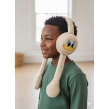 Kervan Pazarı Çocuk Peluş Figürlü Oynar Kulaklı Sesli Kışlık Kulaklık