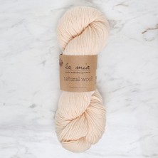 La Mia Natural Wool Krem El Örgü Ipi - L289 - 34394