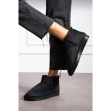 Neon Shoes Kadın Mini Süet Içi Tüylü Yüksek İnce Taban Kışlık Bot & Bootie