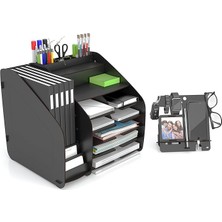 Design Otto Fx-Xl Modest - 2 Renk - A4 Evrak Rafı Masaüstü Organizer Design_otto_fx_xl_modest (Siyah)