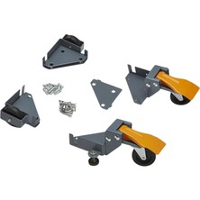 Mena Rise Portamate PM-1100 Mobil Temel Kit, Sağlam, Evrensel, Ayarlanabilir, Ayarlanabilir Rulo Seti, Ekipman, Aletler, Makineler Için Tekerlekli Çerçeve ve Tekerlekler, 180 kg Kapasite