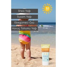 Mena Rise Iva Natura Organik Nemlendirici ve Koruyucu 30 Spf Çocuk Güneş Kremi 75 Ml, Organik Sertifikalı,%99 DOĞAL,%100 Vegan, Parabensiz, Glutensiz, Nemlendiricili, Uv Korumalı, Mineralli