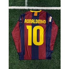North Stand Nostaljik Barcelona Uzun Kol Ronaldinho Forma