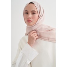 Carell Grace Monogram Floş Şal Krem