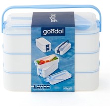 Matmel Üç Katlı Beslenme Kutusu - Asorti