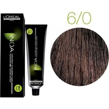 Inoa 6 Doğal Koyu Kumral Amonyaksız Kalıcı Saç Boyası 60ML