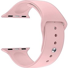 Winex 42-49MM Yeni Nesil Apple Uyumlu Akıllı Saat Kordonu Silikon Pembe
