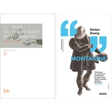 Alfa Yayınları Aziz Nesin - Saliha Scheinhardt Mektuplaşmaları (Ciltli) + Montaigne