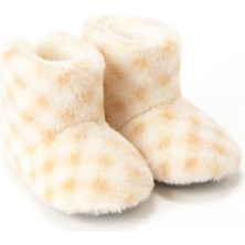 Pufien Çocuk ve Bebek Panduf, Kışlık Peluş Bot, Yumuşak, Sıcak Tutan, Kaymaz Tabanlı Ev Içi Patik, Ev Botu
