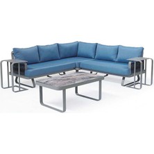 Boline Mobilya Serrano Alüminyum Köşe Koltuk Bahçe Takımı