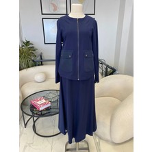 Nurcan Çetin Ceket Takım Lacivert