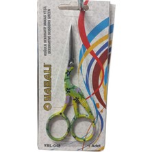 Nakış Makası Kuğulu Dekoratif Makas Yeşil YBL-048 Model 6