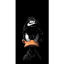 Aydın Garage Araba Kapı Direk Kaplama Folyosu Nike Sapkalı Daffy Duck