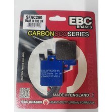 Ebc SFAC260 2021-2025 Sym Jet x 125 Uyumlu Arka Fren Balatası Karbon Balata