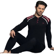 Bipamuk Leonardo Prime Penye Kumaş Erkek Pijama Takımı M/xxl