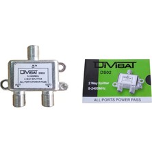 Divisat Ds-02 1/2 Splitter 5-2400 1 Giriş 2 Çıkış Splitter Bölücü