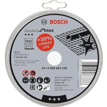 Professional Kesme Diski Düz Standart Inox Rapido Için, 2608603254