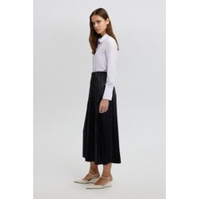 Touche Piliseli Etek Siyah