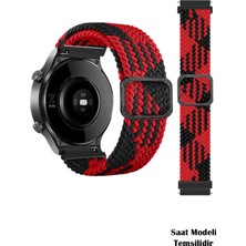 Nezih Case Huawei Watch Fit 2 Uyumlu Tokalı Örgü Kordon