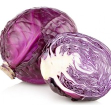 Tohumcumm 200 Adet Tohum Eko Paket Kırmızı Geleneksel Kara Mor Lahana Tohumu Sürpriz Hediye Tohumludur