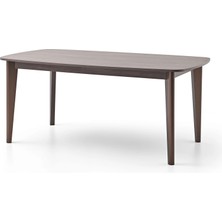 Doğtaş Piero Sabit Yemek Masası - 180 cm - Koyu Kahverengi
