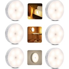 Marsilyan Hareket Sensörü Dolap Altı Aydınlatması USB Şarj Edilebilir LED (K95)