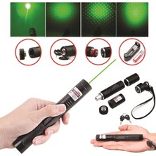 Marsilyan Şarjlı Yeşil Lazer Yakıcı Pointer 15 Km lazer 1000 mv (K95)