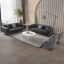 Edsy Home Regnar 3+3+1+1 Koltuk Takımı Antrasit