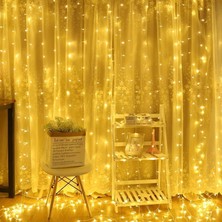 Marsilyan 2x2 Metre 320 Led 8 Fonskiyonlu Dekoratif Led Günışığı Perde (K95)