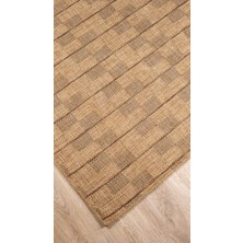 Saklı Home Bej Naturel Sisal Jüt Hasır Halı Yıkanabilir Kaymaz Taban Dokuma Makine Tozumaz Antibakteriyel