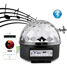 Marsilyan Bluetooth Sd Aux USB LED Disko Lamba Topu Speaker (K95)