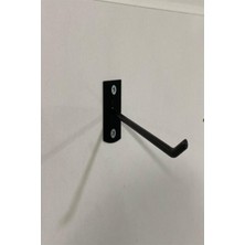 Modern Raf Duvara Monte Siyah Kanca 20 Cm-Siyah