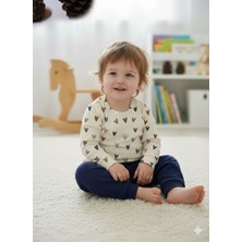 Şimo Butik Kız Erkek Çocuk Bebek Uzun Kollu Çıtçıtlı Body-Badi %100 Organik Pamuk 1-2-3-4-5-6 Yaş Organik Renkli Büyük Kalpli