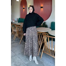 Lamelif Crop Kazak Siyah