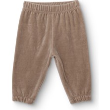 Hellobaby Erkek Bebek Kadife Eşofman Alt Lastikli Paça