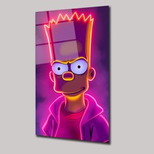 SteelArtDec Neon Bart Simpson - Cam Tablo - DEG0218