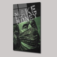 SteelArtDec Make Money - Cam Tablo - DEG0249