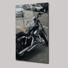 SteelArtDec Klasik Harley-Davıdson - Cam Tablo - DEG0192