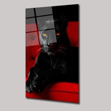 SteelArtDec Panterin Asaleti - Cam Tablo - DEG0210