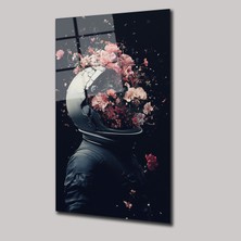 SteelArtDec Kozmik Çiçekler - Cam Tablo - DEG0169