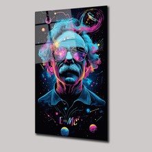 SteelArtDec Albert Eınsteın - Cam Tablo - DEG0146