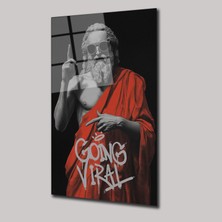 SteelArtDec Goıng Vıral - Cam Tablo - DEG0167