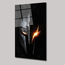 SteelArtDec Miğferin Içindeki Varlık - Cam Tablo - DEG0120