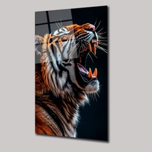 SteelArtDec Vahşi Kaplan - Cam Tablo - DEG0135
